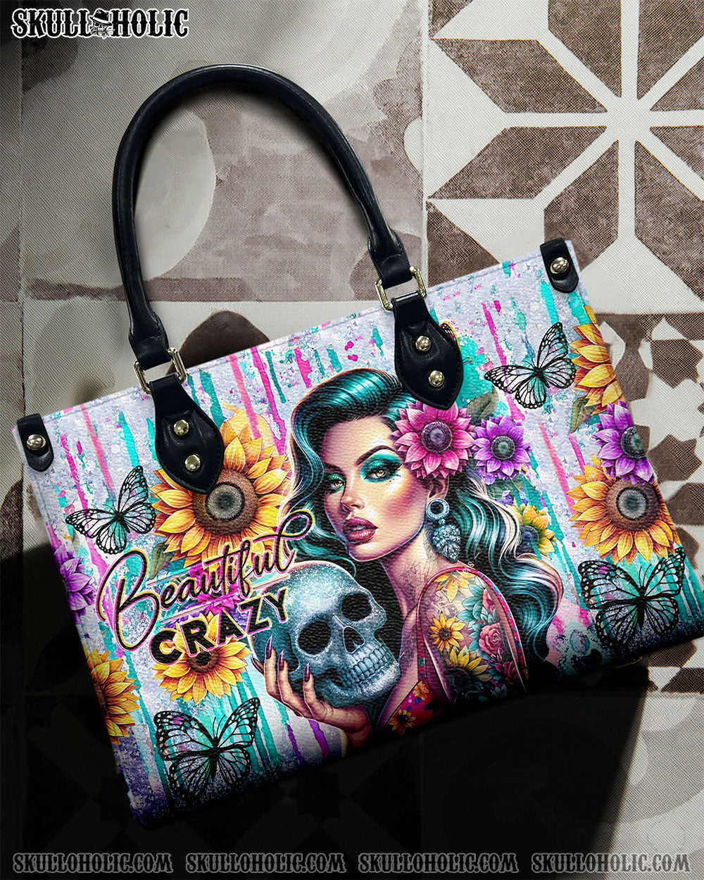 BLISSCORNERS BEAUTIFUL CRAZY LEATHER HANDBAG