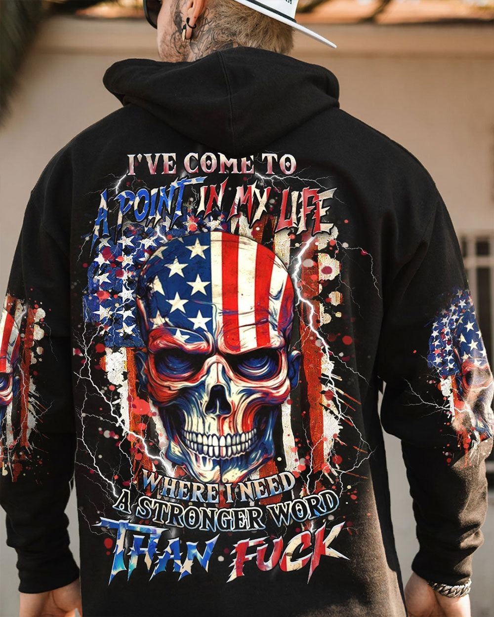 BLISSCORNERS I'VE COME TO A POINT SKULL ALL OVER PRINT