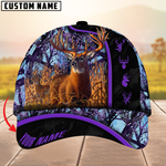 Blisscorners Premium Unique New Deer Hunting Camouflage Pattern Multicolor Personalized Name 3D Cap