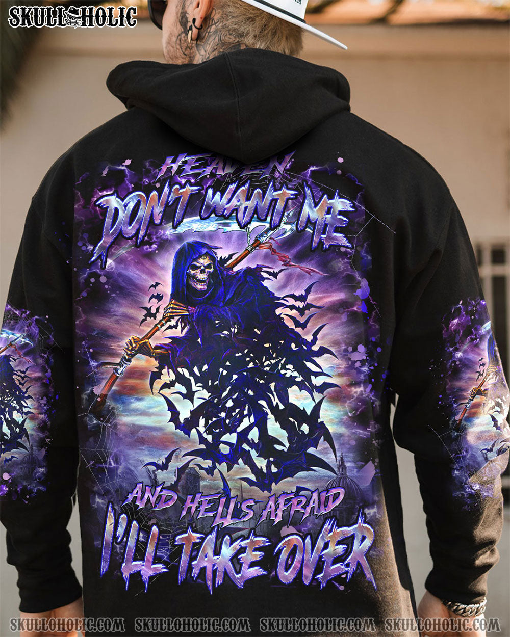 BLISSCORNERS HEAVEN DON'T WANT ME ALL OVER PRINT