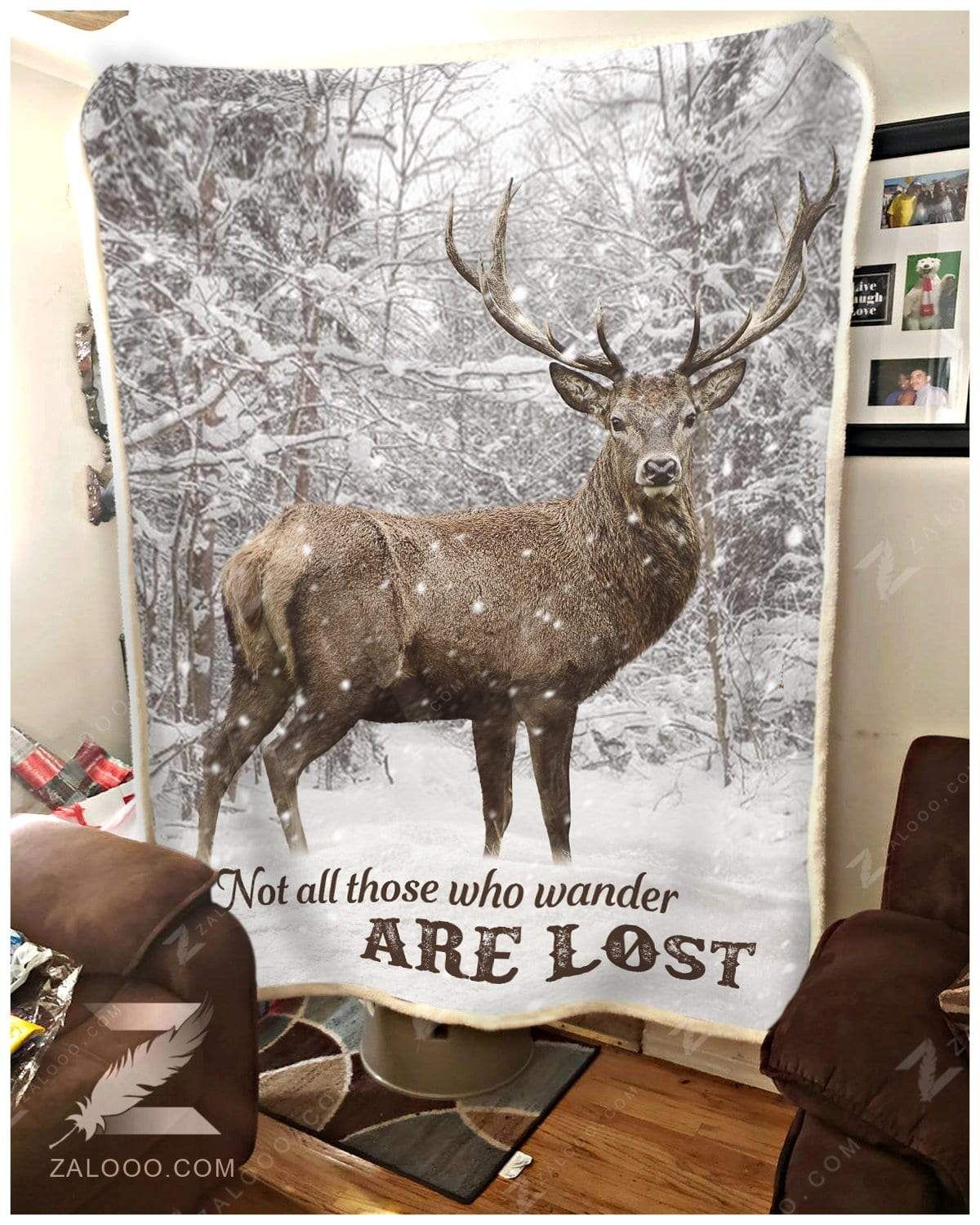 Blisscorners Hunting Not All Those Who Wander Are Lost Blanket
