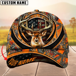 Blisscorners Premium The Best Of Flag Deer Arc Hunting Camouflage Pattern Multicolor Personalized Name 3D Cap