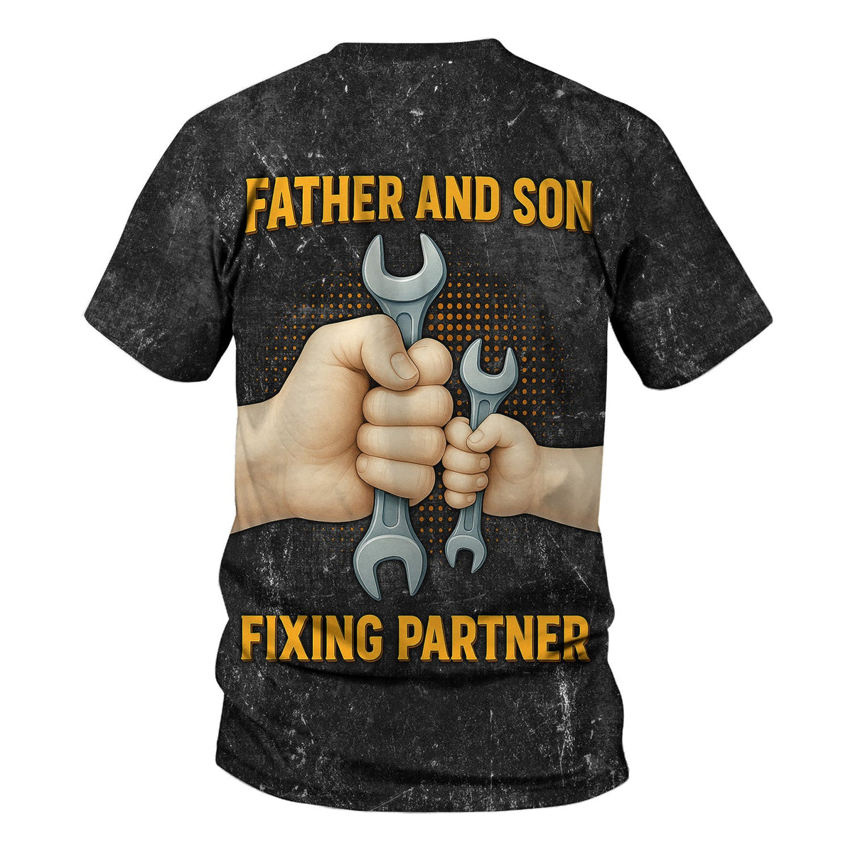 Blisscorners Father And Son Mechanic T Shirt Fixing Partner Auto Repair Garage Workwear Tee Funny Car Repair Shirt Fathers Day Birthday Gift For Dad