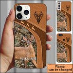 Blisscorners Brocket Deer Hunting Personalized Name Phone Case LM1012