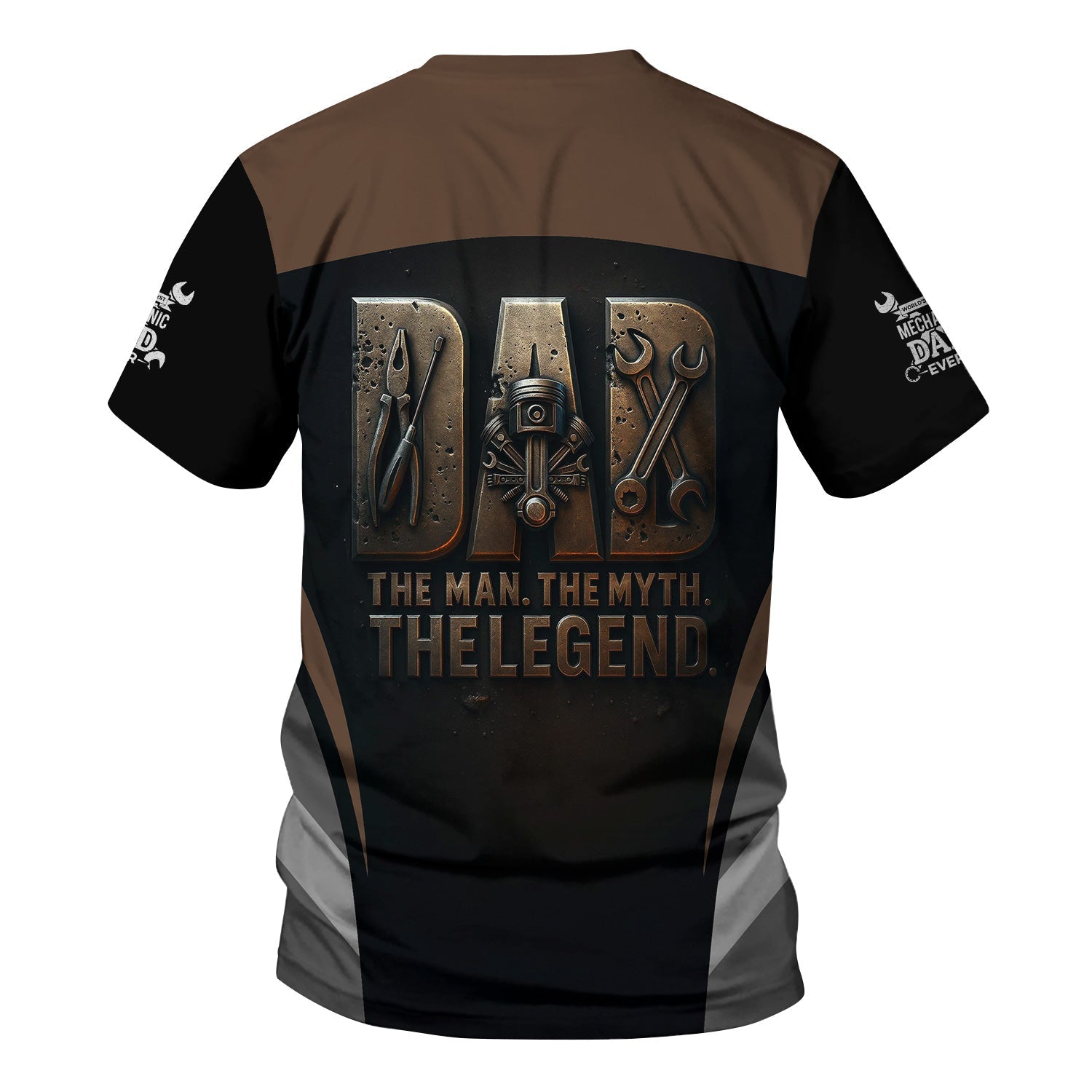 Blisscorners Personalized Mechanic Shirt, Dad The Man The Myth The Legend, Gift For Men