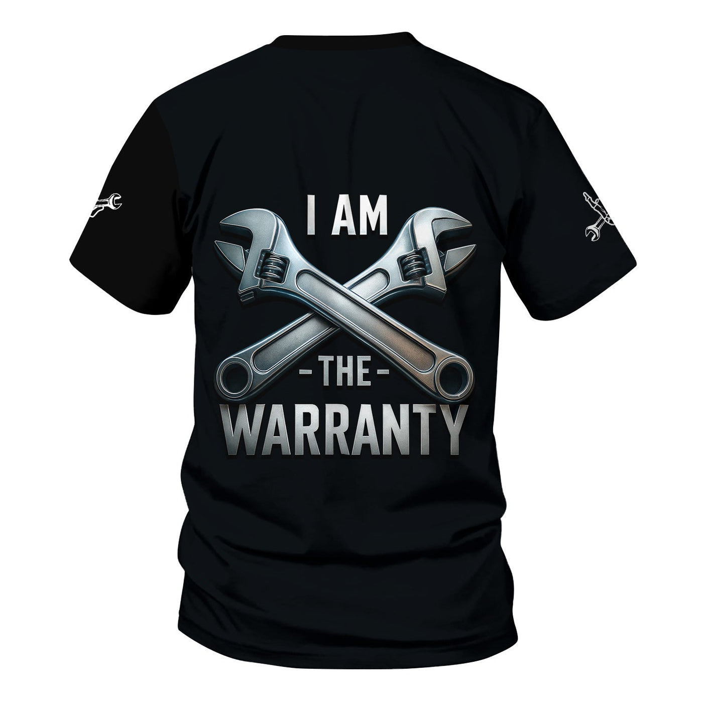 Blisscorners Personalized Mechanic Shirt, I Am Warranty, Skull Funny Design, Gift For Men