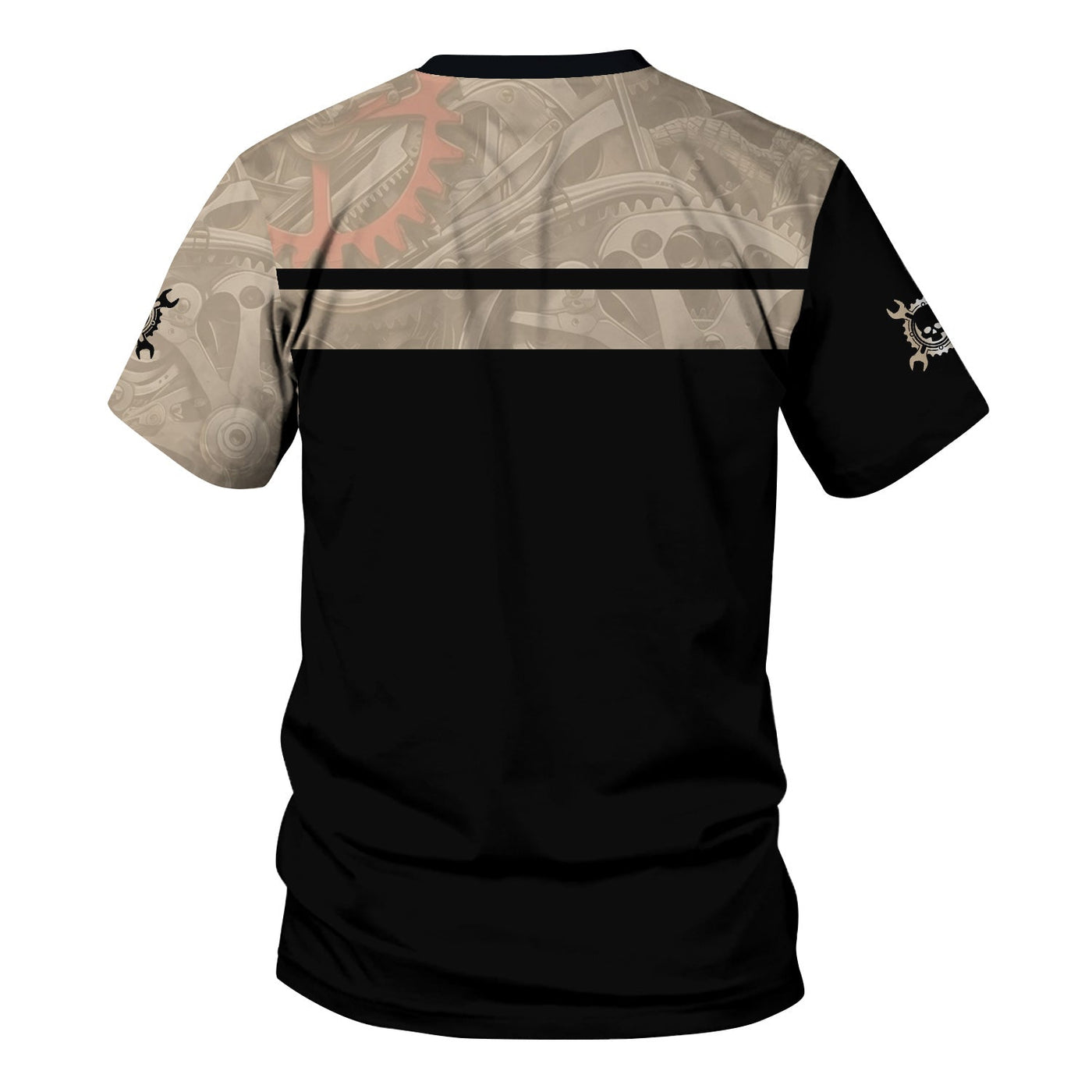 Blisscorners Personalized Mechanic Shirt, Straight Hustle All Day Everyday, Skull and Wrenchs Design, Gift For Men