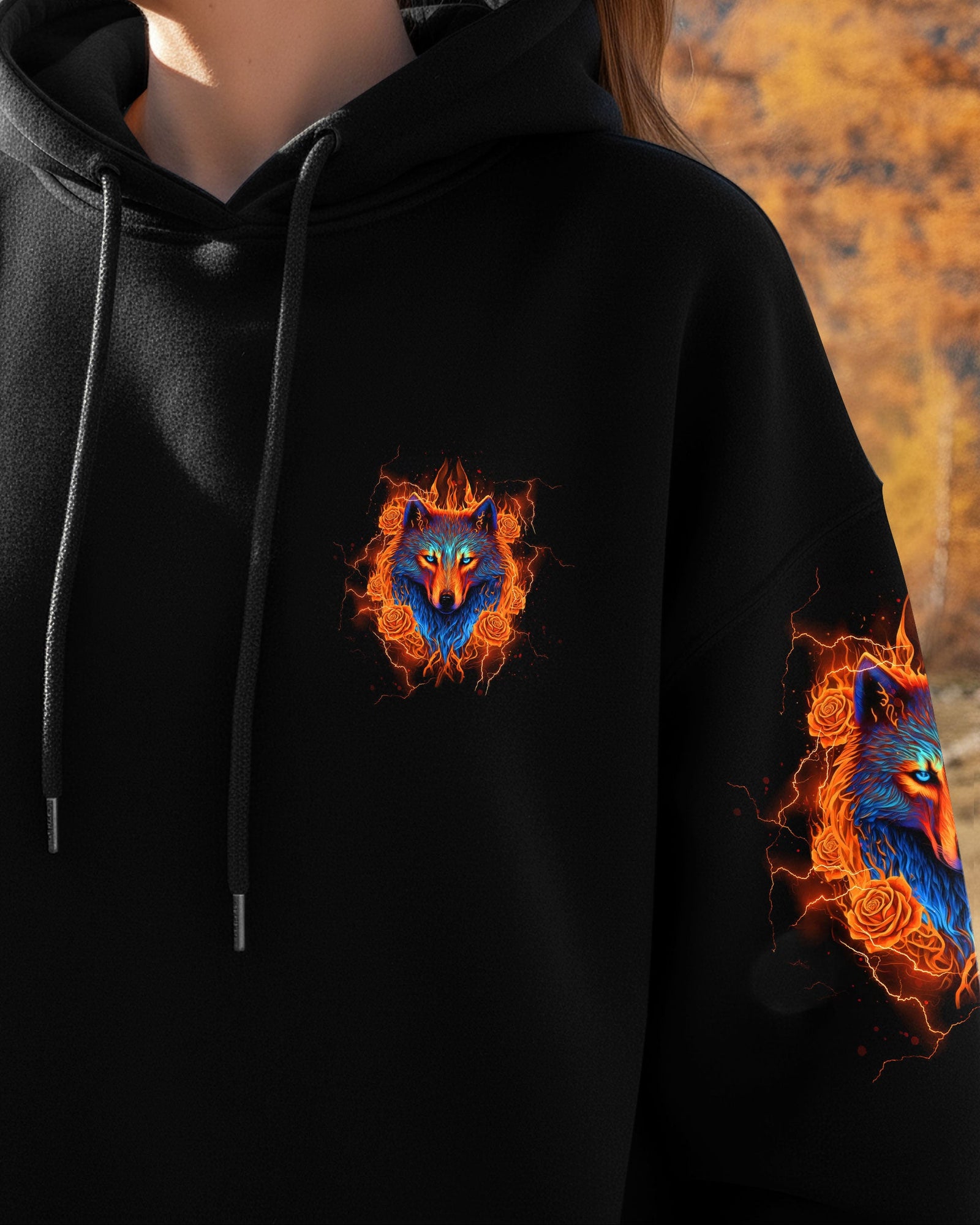 BLISSCORNERS IT'S LIKE MY MOM ALWAYS SAID WOLF  ALL OVER PRINT