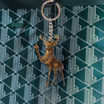 Blisscorners Personalized Funny Deer Buck Fukin' Finger Hunting Acrylic Christmas Ornament And Keychain Custom Gift For Hunters 2D Flat