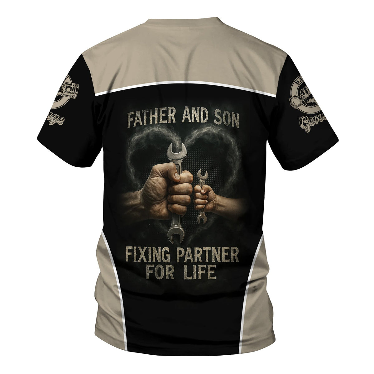 Blisscorners Personalized Mechanic Shirt, Father And Son Fixing Partner For Life, Gift For Men