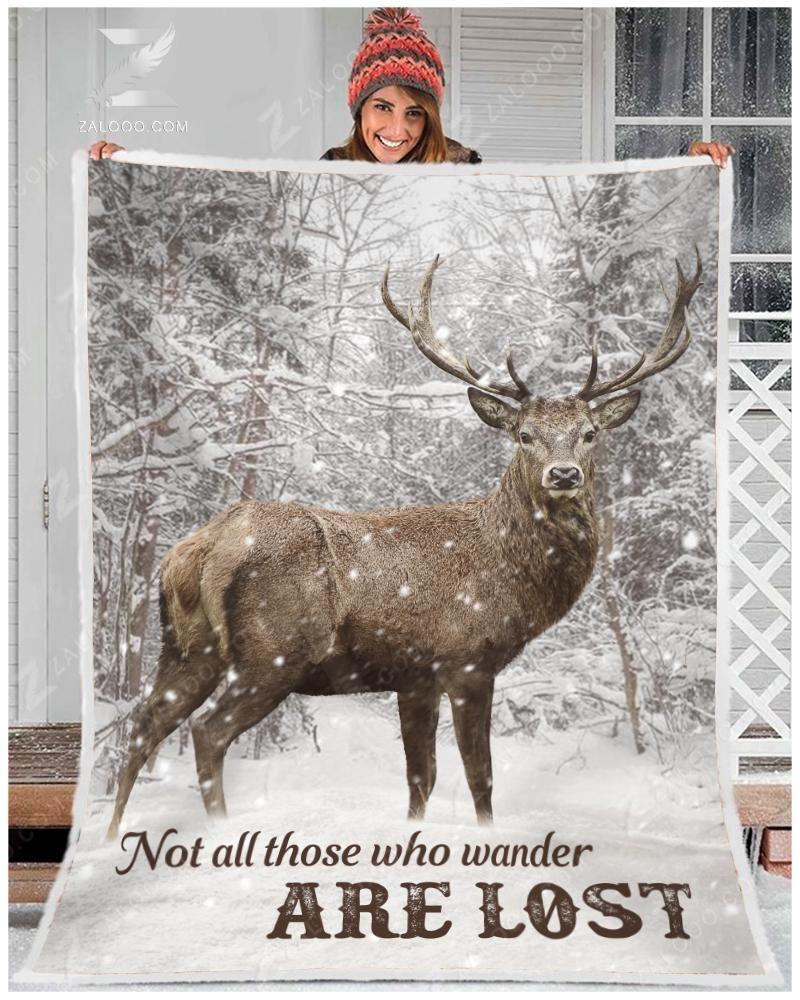 Blisscorners Hunting Not All Those Who Wander Are Lost Blanket