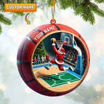 Blisscorners Ball Basketball Decor Christmas Ornament, Personalized Ornament2D Flat LM2211