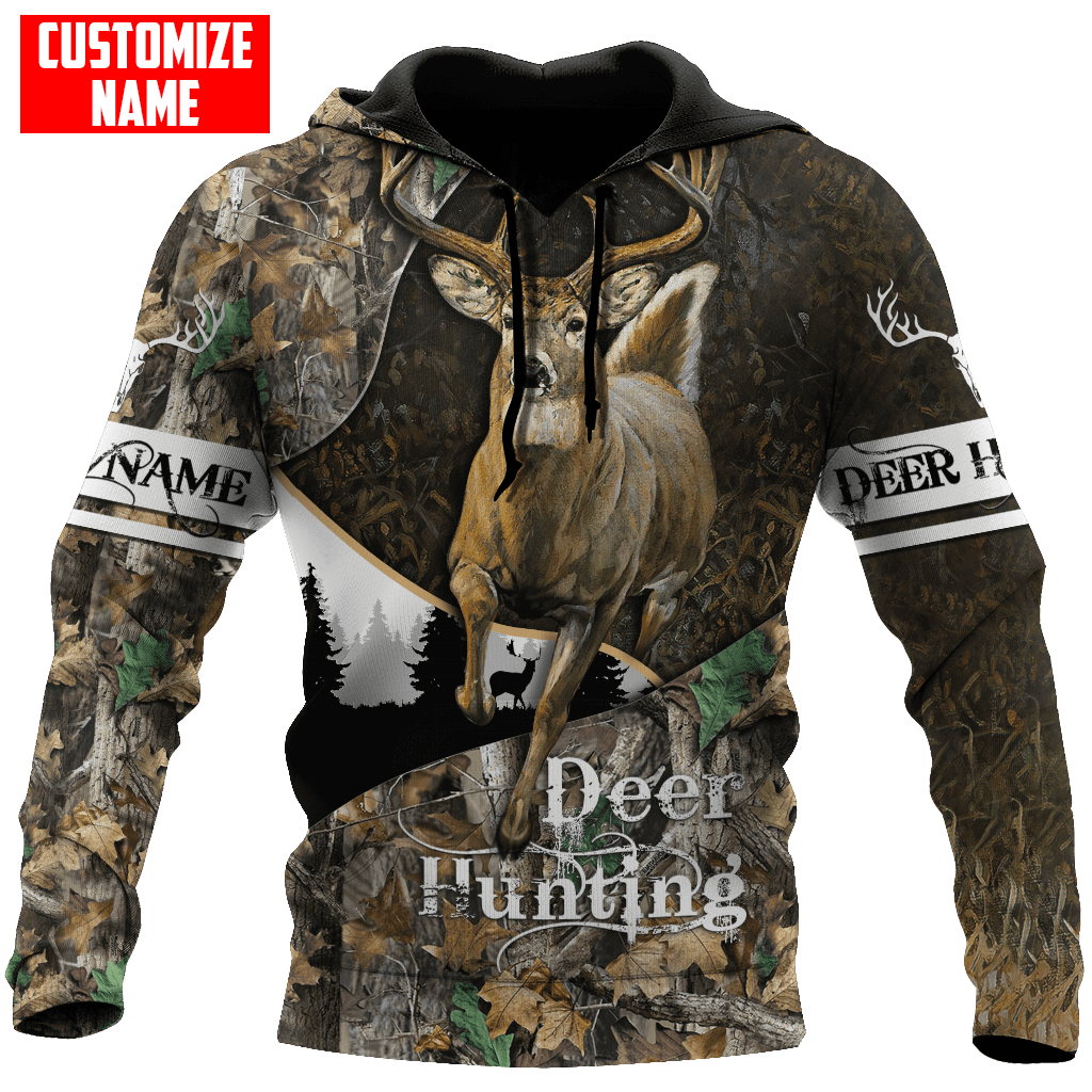 Blisscorners Personalized Deer Hunting Camo Autunm 3D Shirts