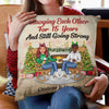 Christmas Family Couple Annoying Each Other For Years - Gift For Couples - Personalized Custom Pillow