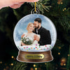 Custom Photo Couples That Laugh Together, Last Together - Couple Personalized Custom Ornament - Acrylic Custom Shaped - Christmas Gift For Husband Wife, Anniversary