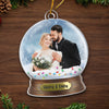 Custom Photo Couples That Laugh Together, Last Together - Couple Personalized Custom Ornament - Acrylic Custom Shaped - Christmas Gift For Husband Wife, Anniversary