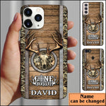 Blisscorners Hunting Skull Personalized Name Phone Case LM0912