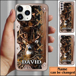 Blisscorners Deer Hunting Lover Personalized Name Phone Case LM0912