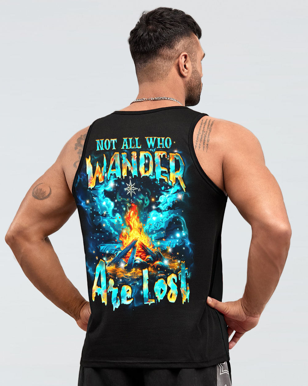 BLISSCORNERS NOT ALL WHO WANDER ARE LOST ALL OVER PRINT
