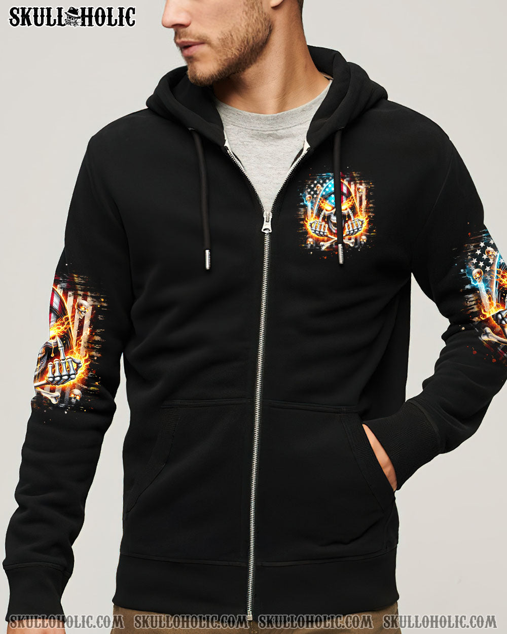 BLISSCORNERS JUST KIDDING I STILL AM SKULL REAPER ALL OVER PRINT