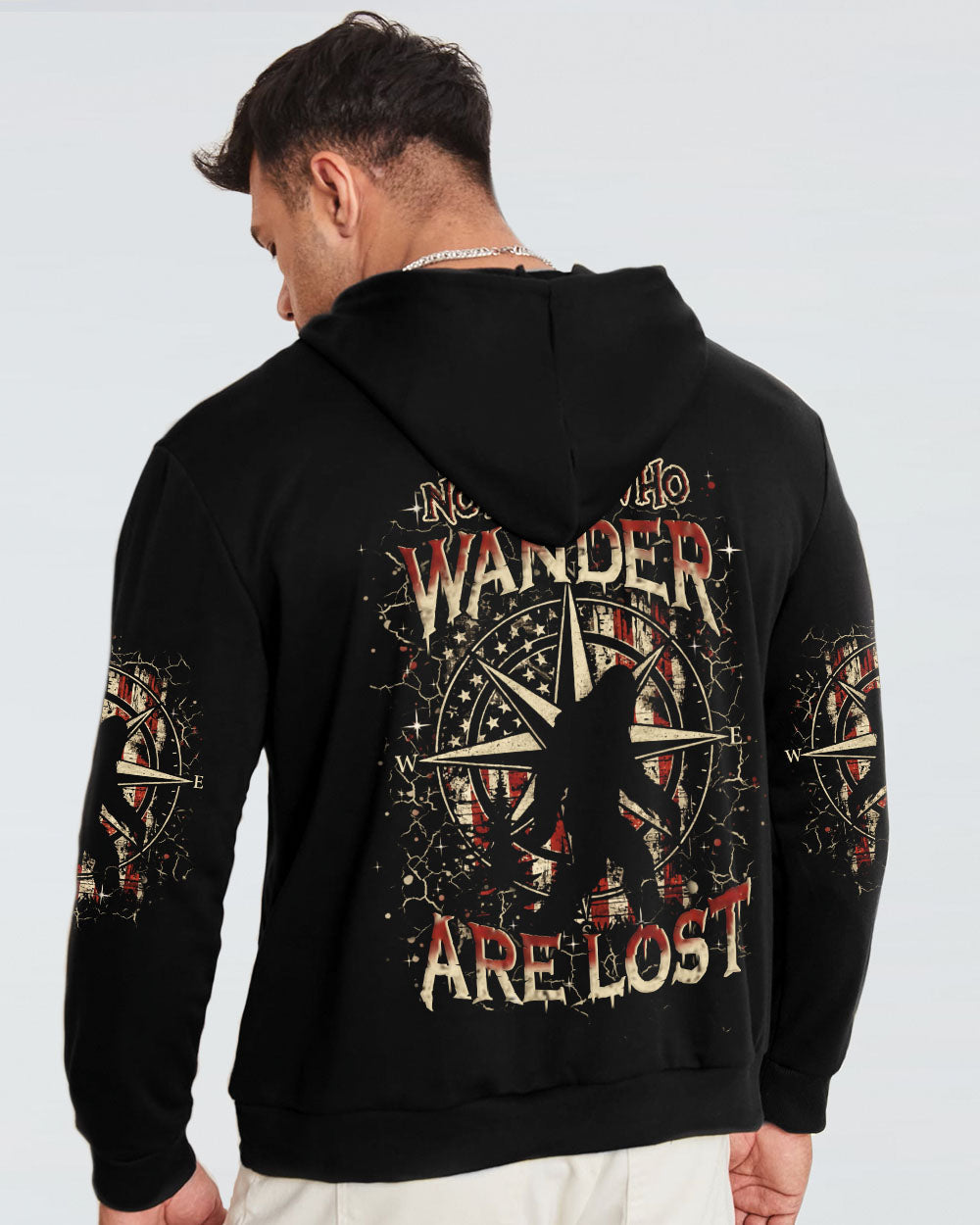 BLISSCORNERS NOT ALL WHO WANDER ARE LOST ALL OVER PRINT