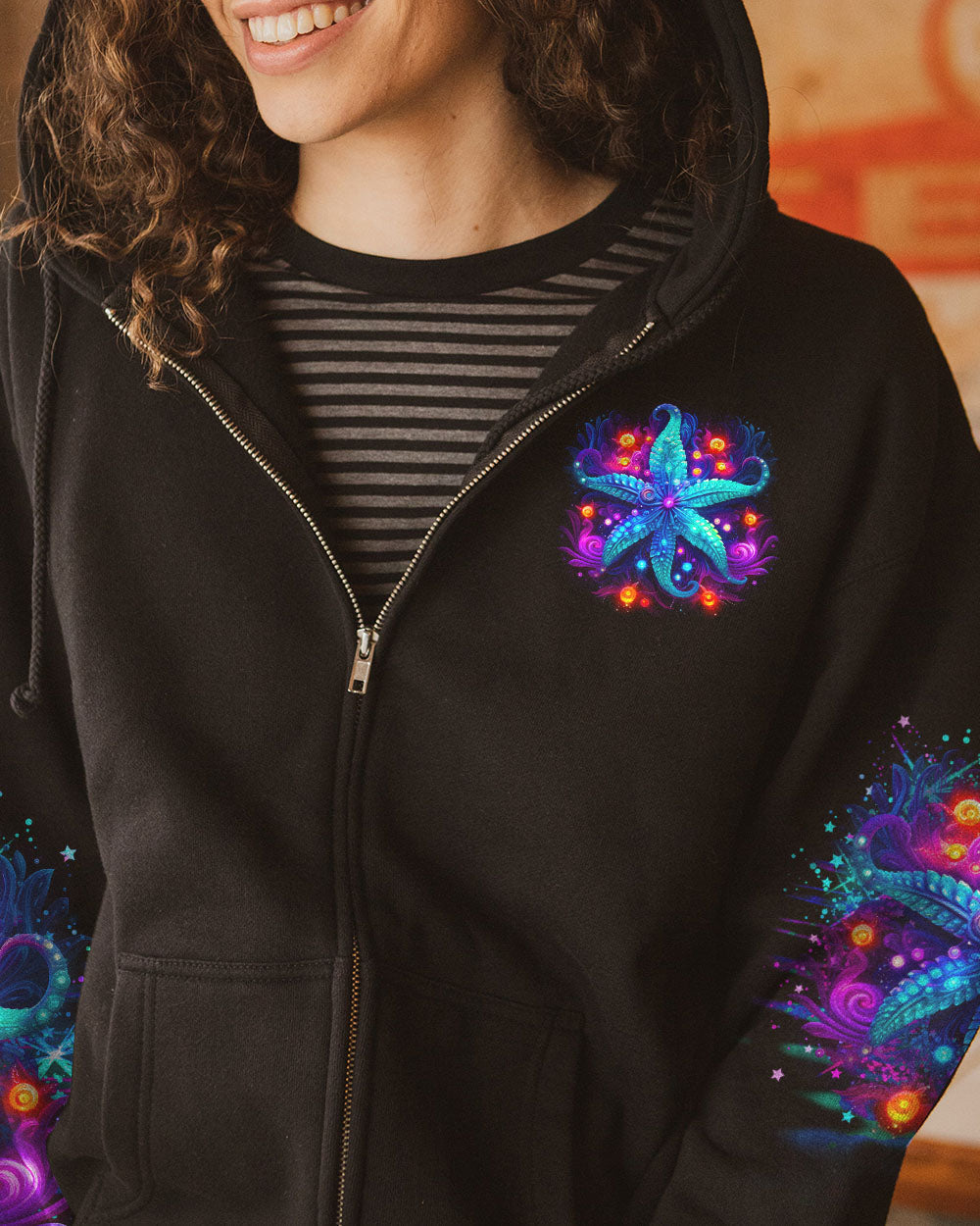 BLISSCORNERS MAKE A WISH UPON A STARFISH ALL OVER PRINT