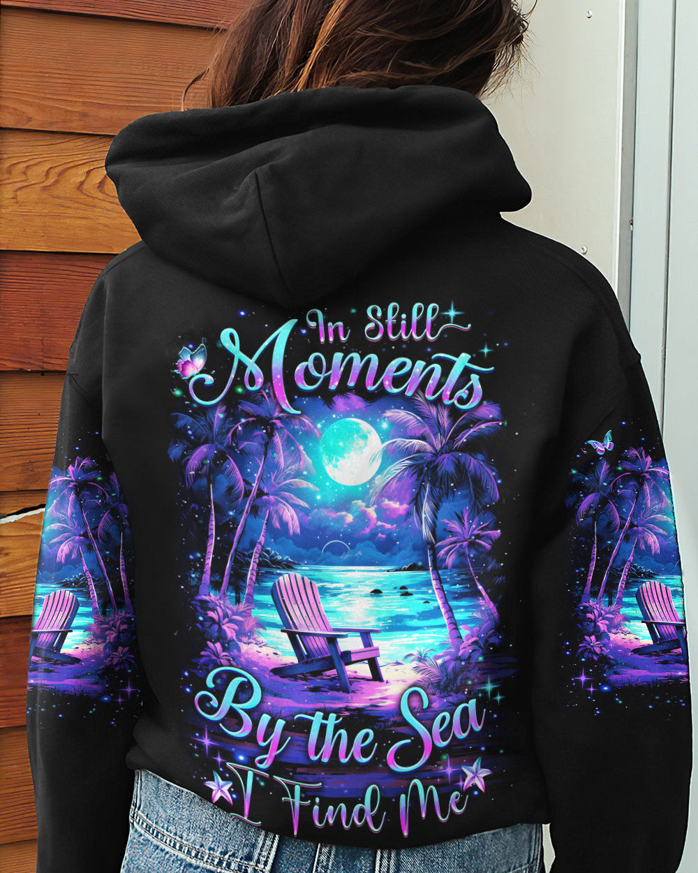 BLISSCORNERS IN STILL MOMENTS BY THE SEA ALL OVER PRINT