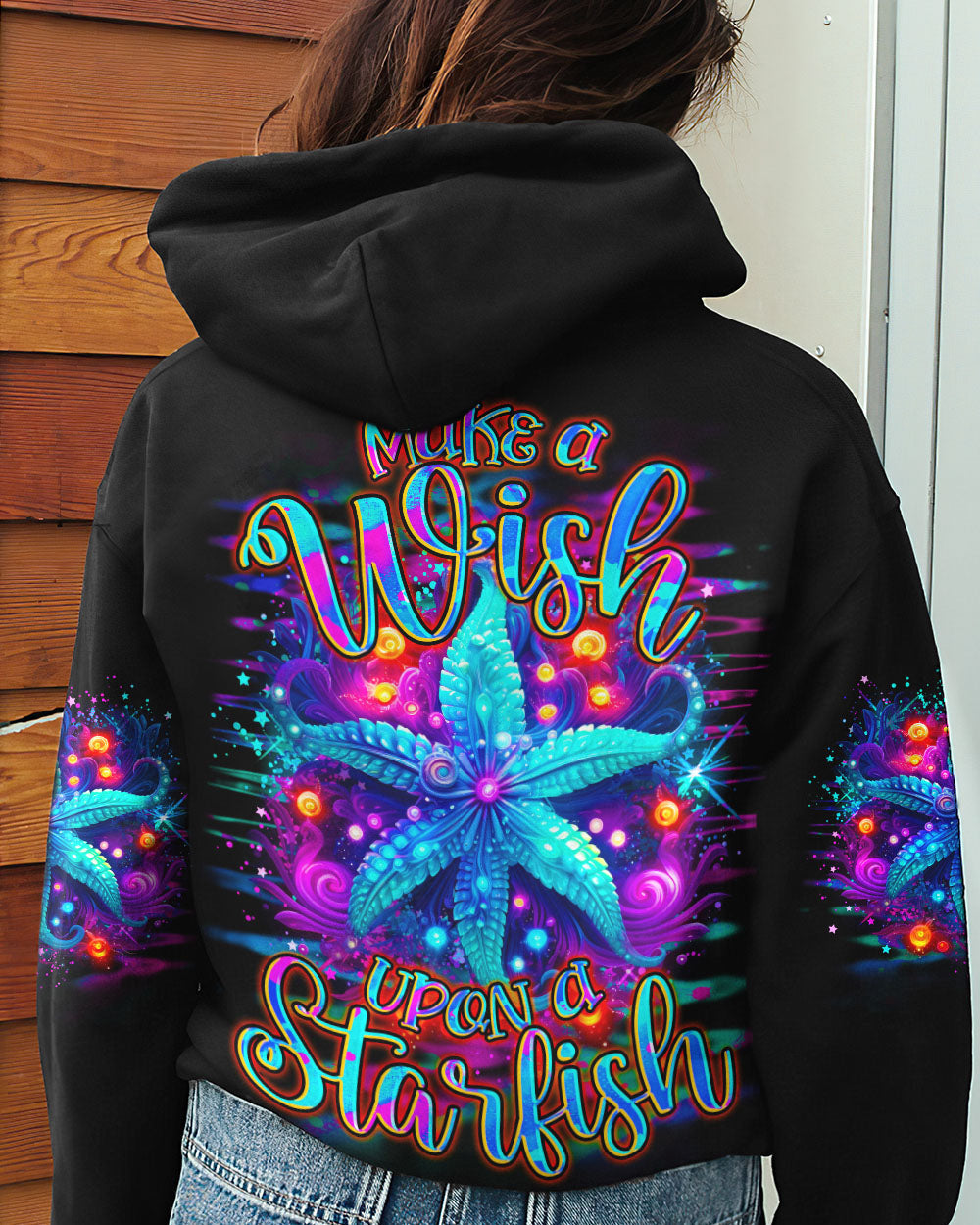 BLISSCORNERS MAKE A WISH UPON A STARFISH ALL OVER PRINT