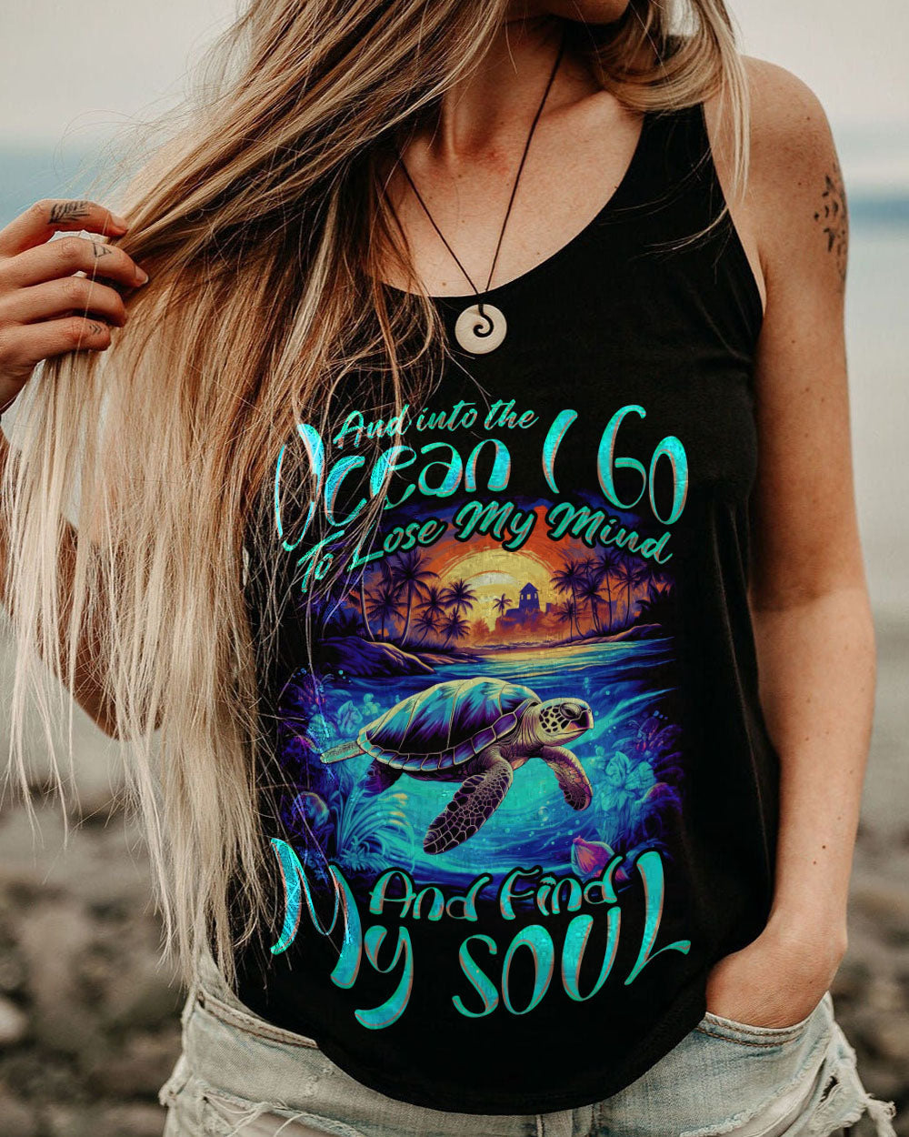 BLISSCORNERS INTO THE OCEAN ALL OVER PRINT