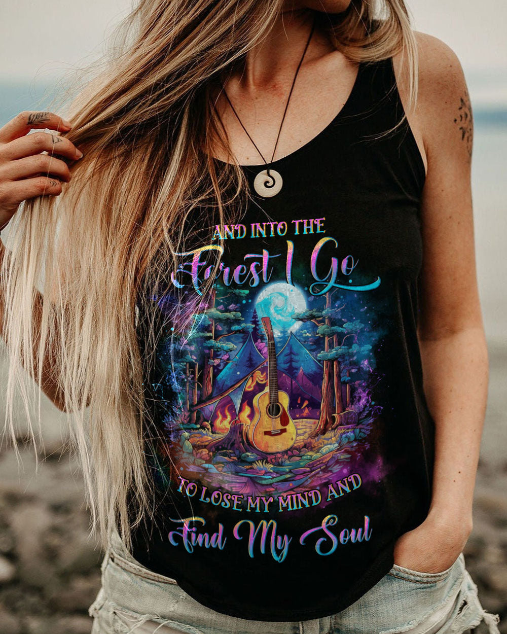 BLISSCORNERS AND INTO THE FOREST I GO ALL OVER PRINT