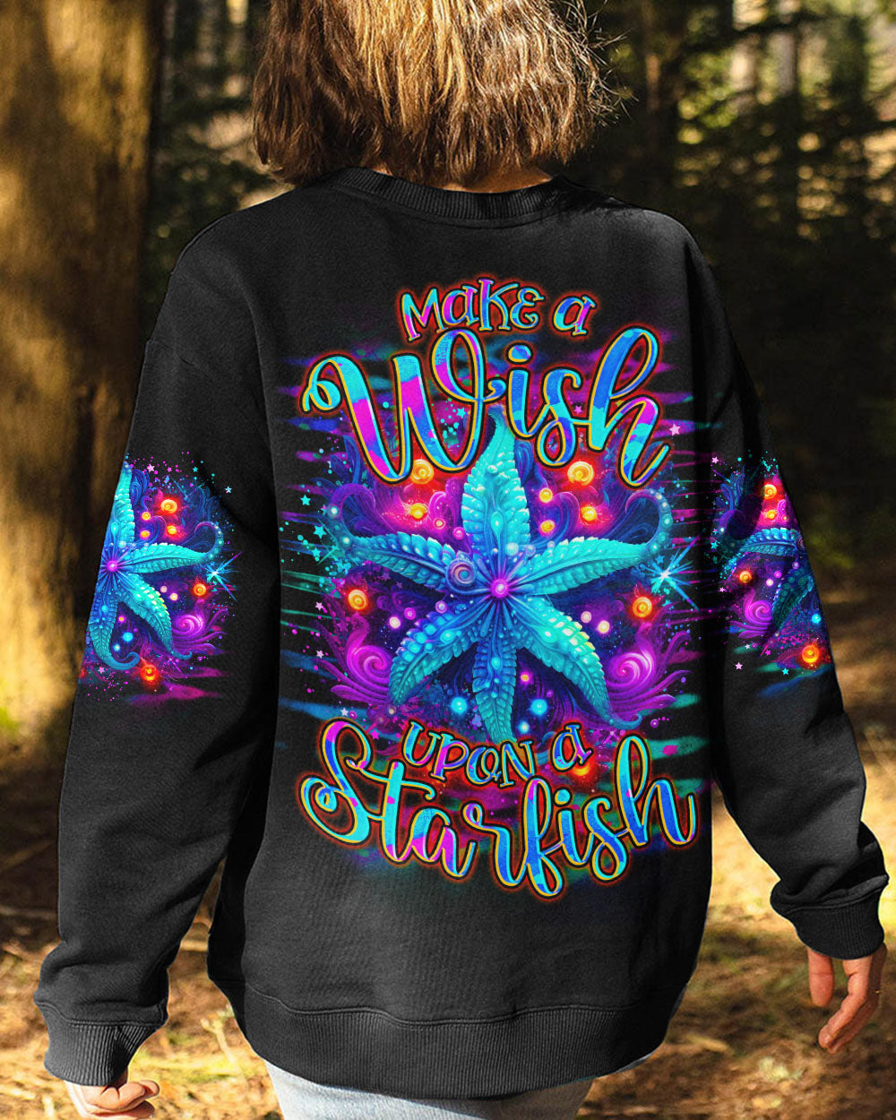 BLISSCORNERS MAKE A WISH UPON A STARFISH ALL OVER PRINT