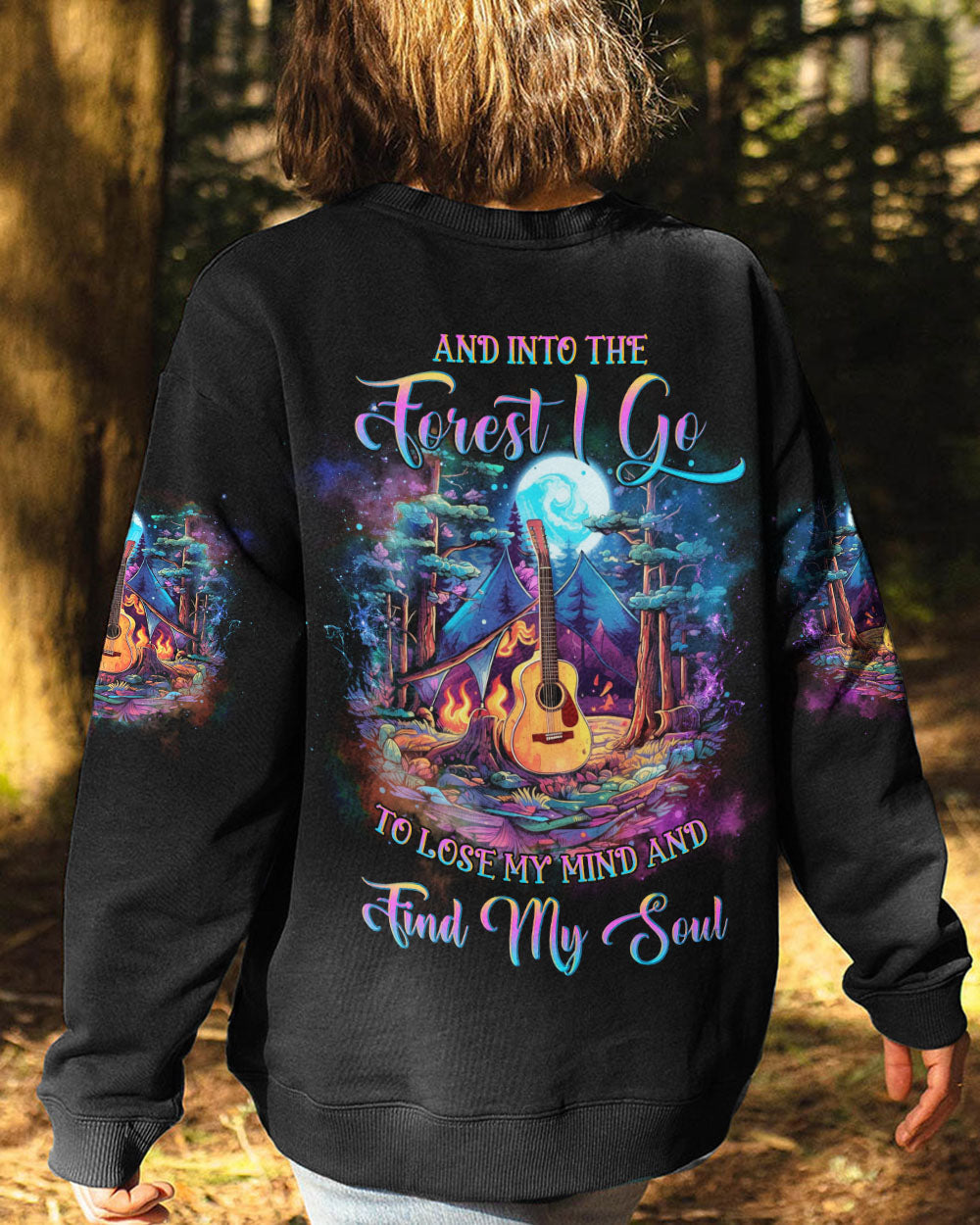 BLISSCORNERS AND INTO THE FOREST I GO ALL OVER PRINT