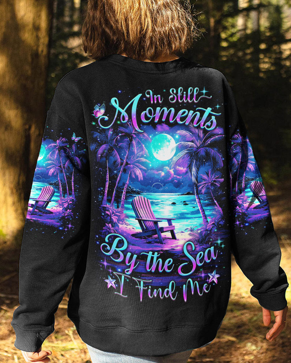 BLISSCORNERS IN STILL MOMENTS BY THE SEA ALL OVER PRINT