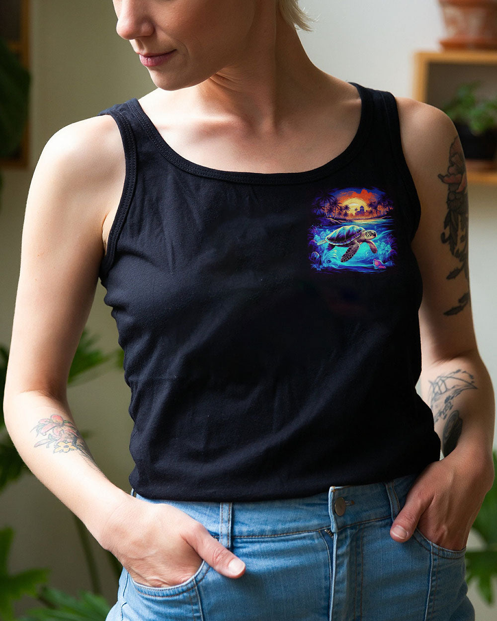BLISSCORNERS INTO THE OCEAN ALL OVER PRINT