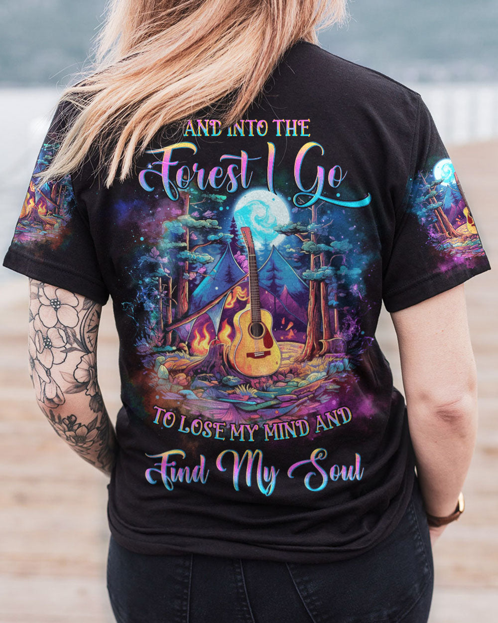 BLISSCORNERS AND INTO THE FOREST I GO ALL OVER PRINT