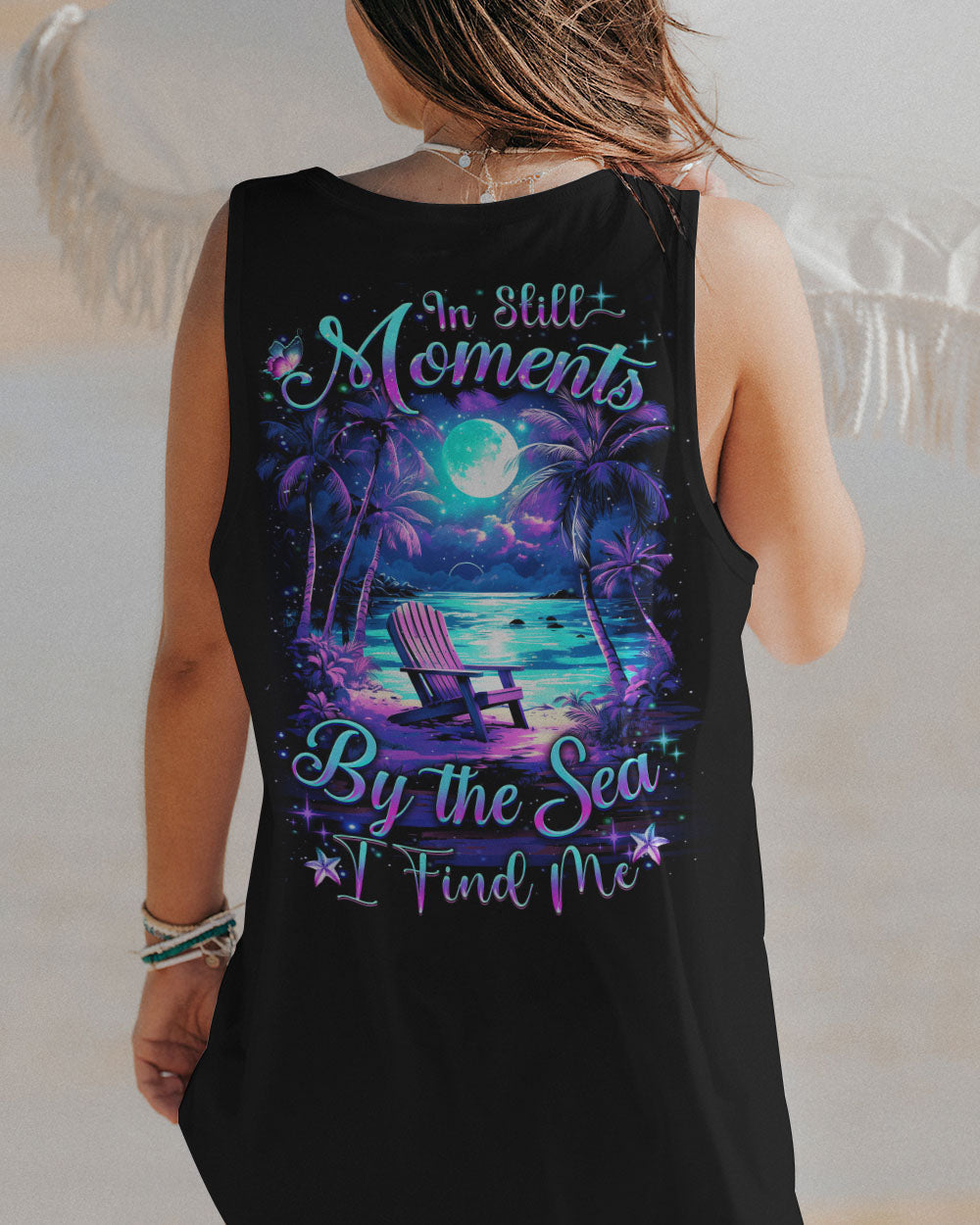 BLISSCORNERS IN STILL MOMENTS BY THE SEA ALL OVER PRINT