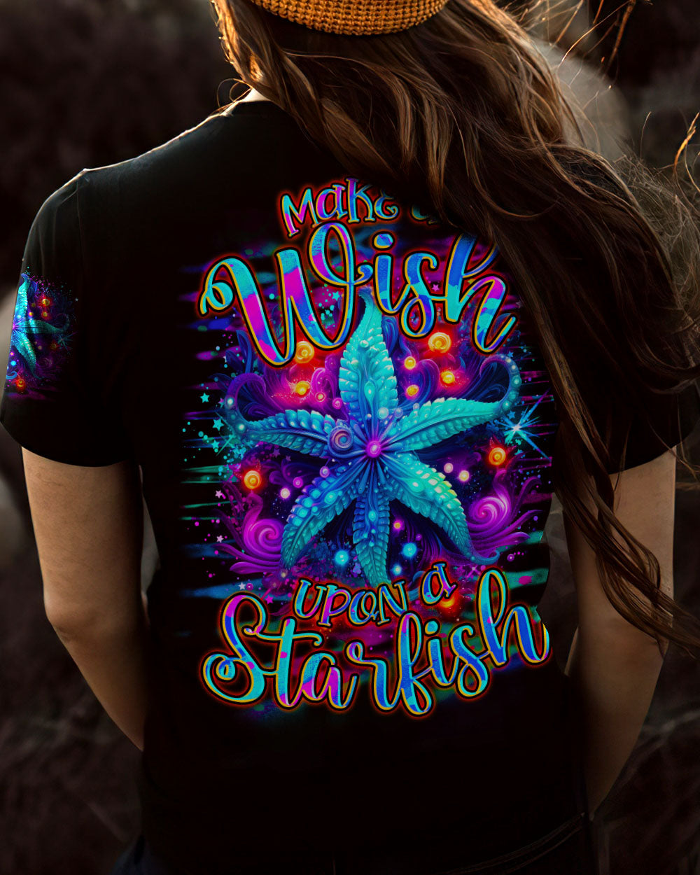 BLISSCORNERS MAKE A WISH UPON A STARFISH ALL OVER PRINT