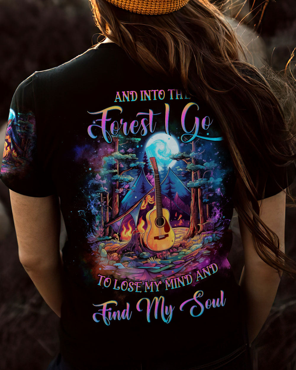 BLISSCORNERS AND INTO THE FOREST I GO ALL OVER PRINT