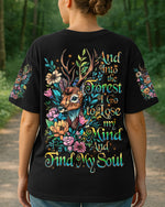 BLISSCORNERS AND INTO THE FOREST I GO ALL OVER PRINT