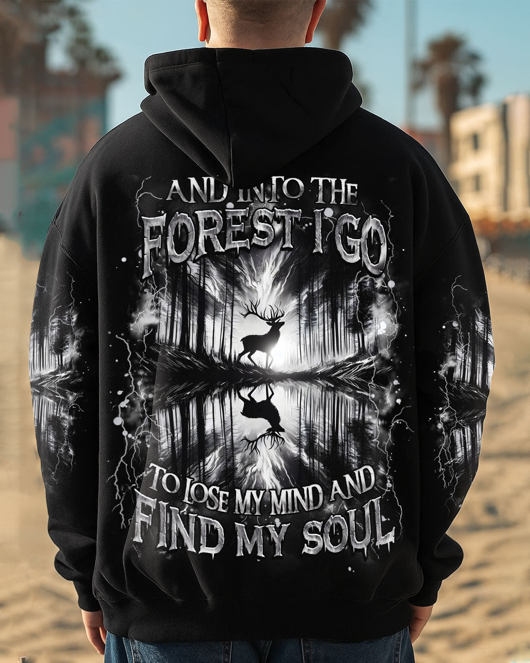 BLISSCORNERS AND INTO THE FOREST I GO ALL OVER PRINT