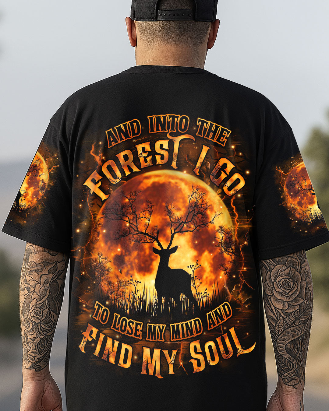 BLISSCORNERS AND INTO THE FOREST I GO ALL OVER PRINT