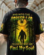 BLISSCORNERS AND INTO THE FOREST I GO BIGFOOT ALL OVER PRINT