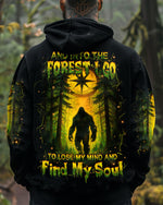 BLISSCORNERS AND INTO THE FOREST I GO BIGFOOT ALL OVER PRINT