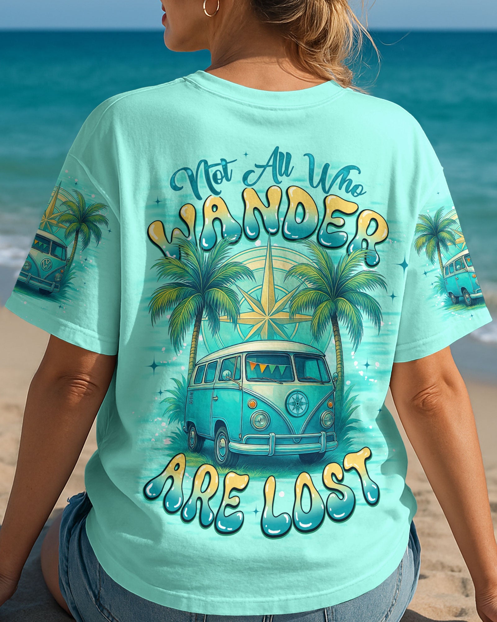 BLISSCORNERS NOT ALL WHO WANDER ARE LOST ALL OVER PRINT