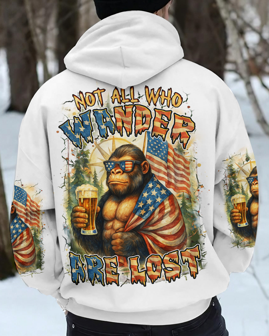 BLISSCORNERS NOT ALL WHO WANDER ARE LOST ALL OVER PRINT