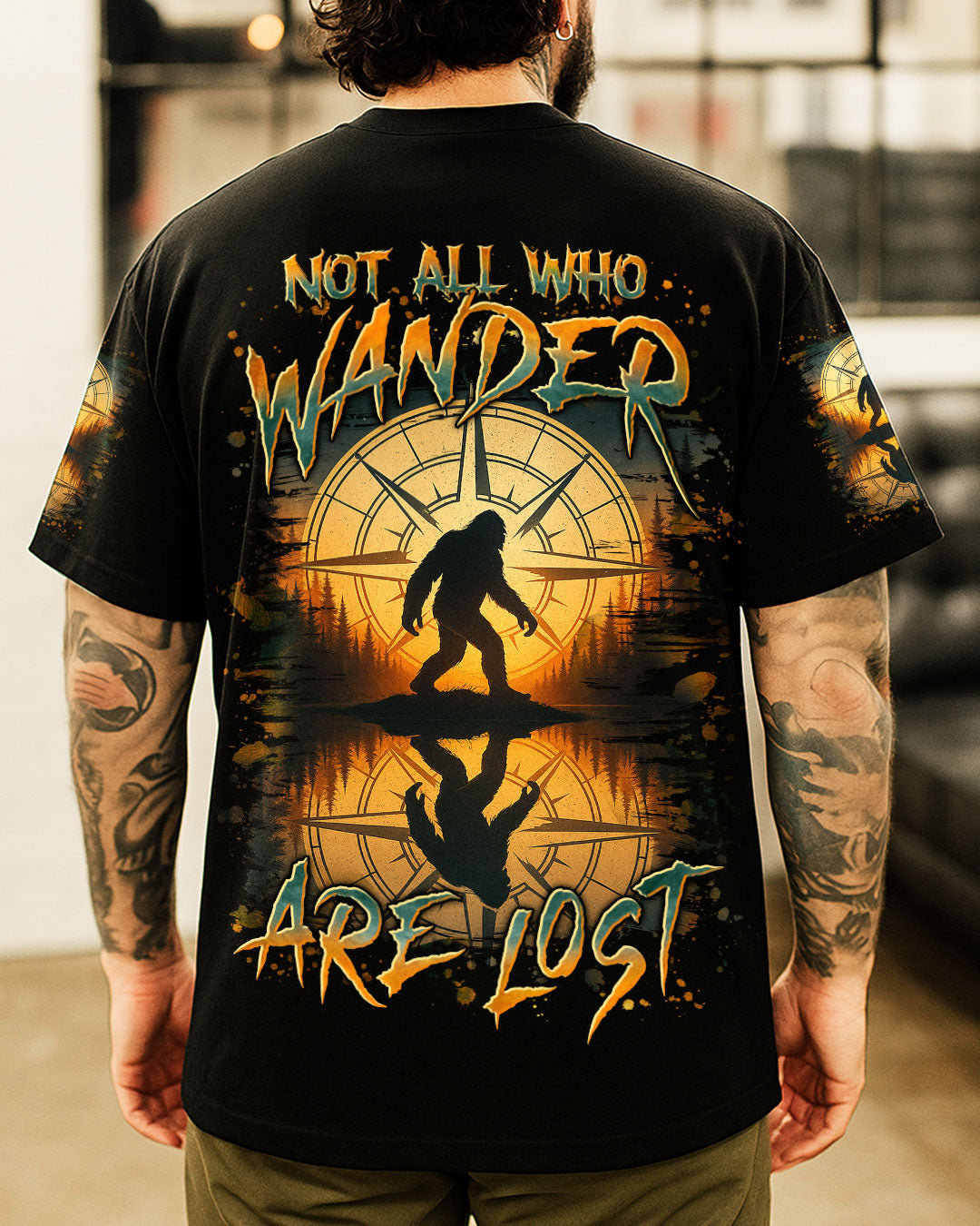 BLISSCORNERS NOT ALL WHO WANDER ARE LOST ALL OVER PRINT