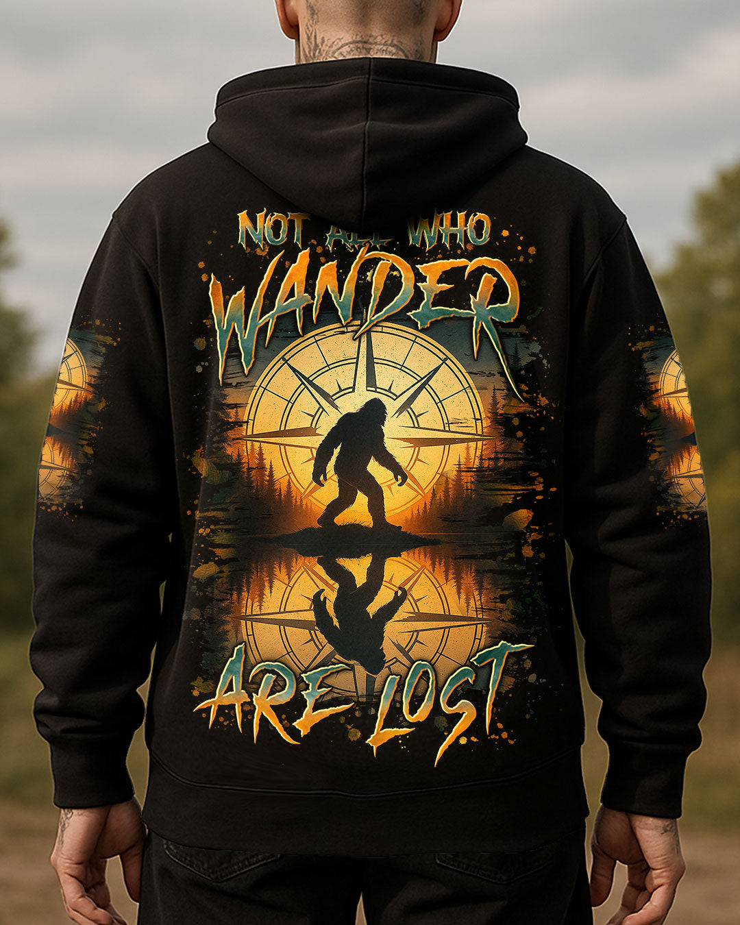BLISSCORNERS NOT ALL WHO WANDER ARE LOST ALL OVER PRINT