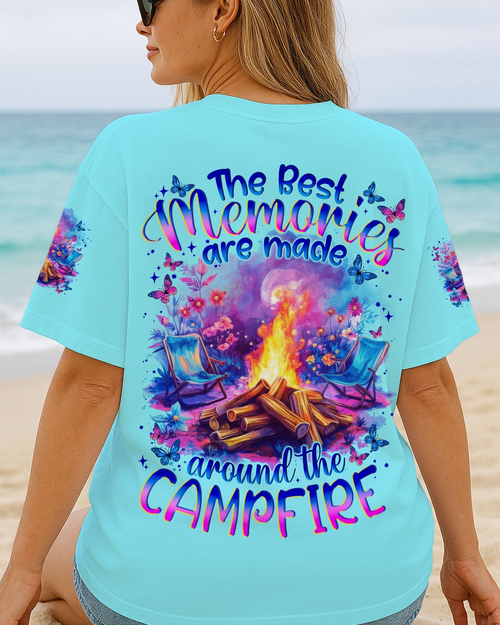 BLISSCORNERS THE BEST MEMORIES ARE MADE AROUND CAMPFIRE ALL OVER PRINT