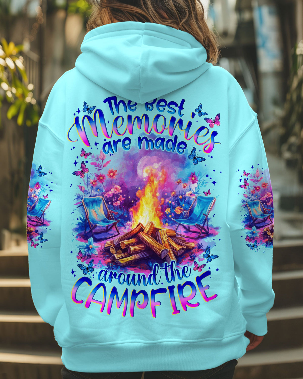 BLISSCORNERS THE BEST MEMORIES ARE MADE AROUND CAMPFIRE ALL OVER PRINT