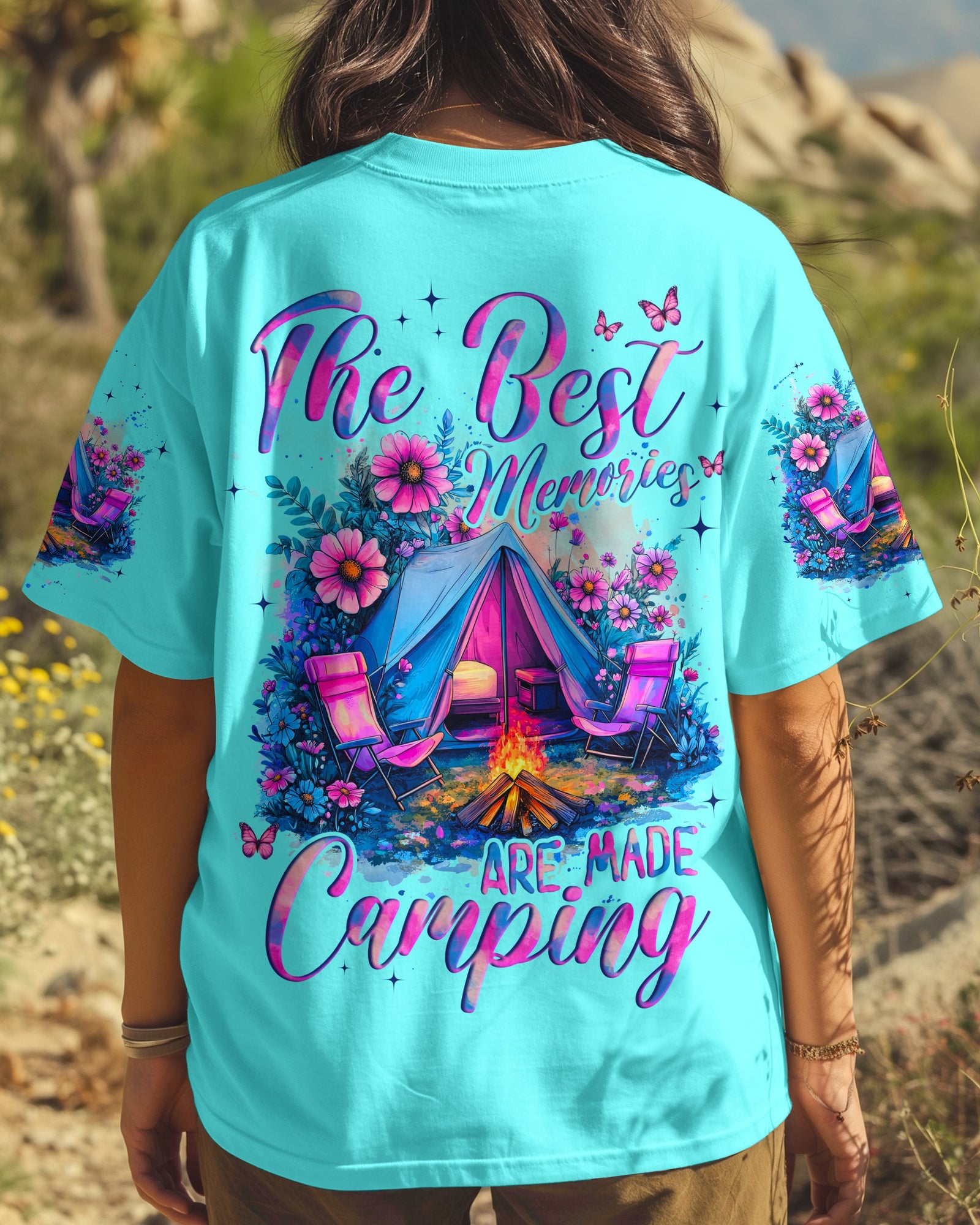 BLISSCORNERS THE BEST MEMORIES ARE MADE CAMPING ALL OVER PRINT